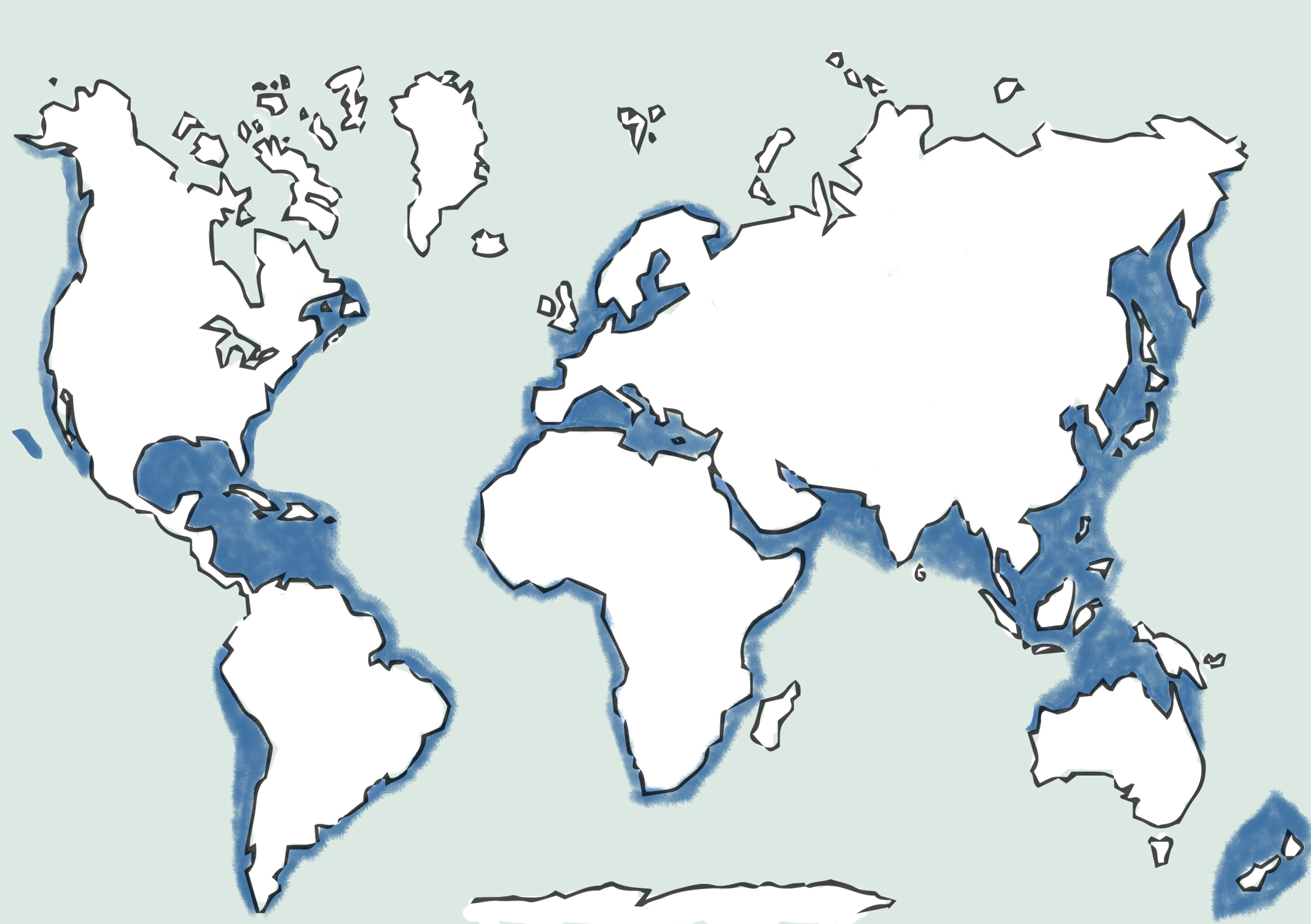 mapa explotación marina
